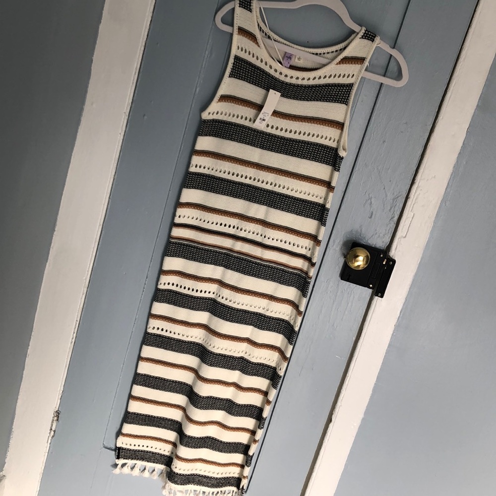 Crochet midi dress